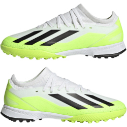 adidas X Crazyfast.3 TF Multinocken-Fußballschuhe Kinder 01F7 - ftwwht/cblack/luclem 36 2/3