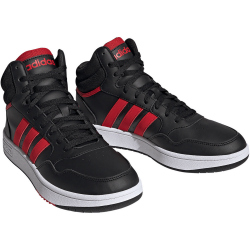 adidas Hoops 3.0 Mid Classic Vintage Sneaker A0QM - cblack/betsca/ftwwht 40 2/3