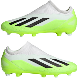 adidas X Crazyfast.3 Laceless FG Fu&szlig;ballschuhe 01F7 - ftwwht/cblack/luclem 36