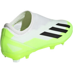 adidas X Crazyfast.3 Laceless FG Fußballschuhe 01F7 - ftwwht/cblack/luclem 38 2/3