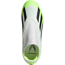 adidas X Crazyfast.3 Laceless FG Fußballschuhe 01F7 - ftwwht/cblack/luclem 38 2/3
