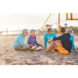 MIKASA Crystal Beachvolleyball Shorts Herren gr&uuml;n navyblau S