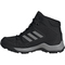 adidas TERREX Hyperhiker Mid Wanderschuhe Kinder A0QM - cblack/grethr/cblack 34