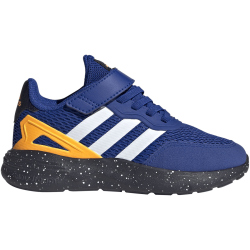 adidas Nebzed Elastic Lace Top Strap Sneaker Kinder AD8R - royblu/ftwwht/flaora 30