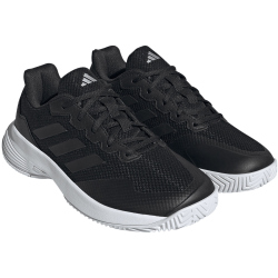 adidas Gamecourt 2.0 Tennisschuhe Damen ID1494 - core black/core black/silver met. 41 1/3