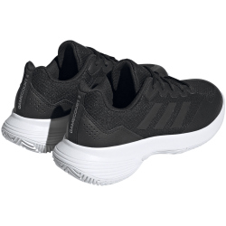 adidas Gamecourt 2.0 Tennisschuhe Damen ID1494 - core black/core black/silver met. 41 1/3