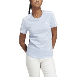 adidas LOUNGEWEAR Essentials Slim T-Shirt Damen AEST - bludaw/white XXL