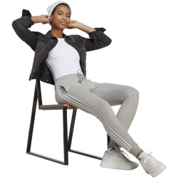adidas Essentials Cuffed French Terry Jogginghose Damen 83F7 - mgreyh/white XS