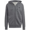 adidas Essentials French Terry Sweatjacke Herren 9407 - dgreyh/black S