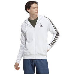 adidas Essentials French Terry Sweatjacke Herren 001A - white/olistr M