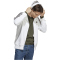 adidas Essentials French Terry Sweatjacke Herren 001A - white/olistr XL