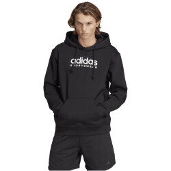 adidas All SZN Fleece Graphic Hoodie Herren 095A - black S