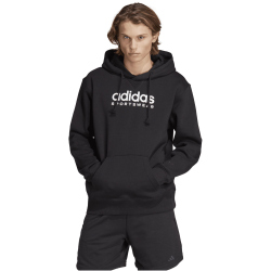 adidas All SZN Fleece Graphic Hoodie Herren 095A - black 3XL