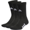 3er Pack adidas Performance Cushioned Crew Socken Herren 095A - black/black/black 34-36