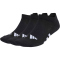 3er Pack adidas Performance Cushioned Low-Cut Sportsocken Herren 095A - black/black/black 34-36