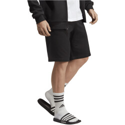 adidas Essentials Big Logo French Terry Freizeit Shorts Herren 095A - black XS