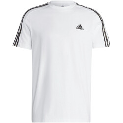adidas Essentials Freizeitshirt Herren 001A - white/olistr S