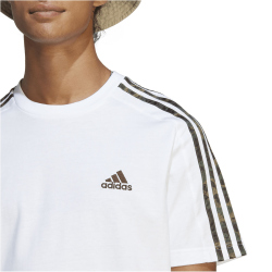 adidas Essentials Freizeitshirt Herren 001A - white/olistr M