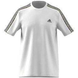 adidas Essentials Freizeitshirt Herren 001A - white/olistr M
