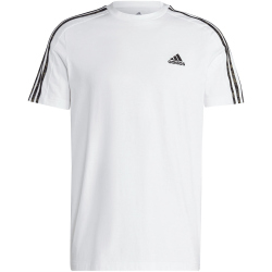 adidas Essentials Freizeitshirt Herren 001A - white/olistr L