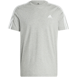 adidas Essentials Freizeitshirt Herren 83F7 - mgreyh/white M