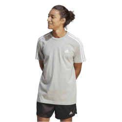 adidas Essentials Freizeitshirt Herren 83F7 - mgreyh/white M