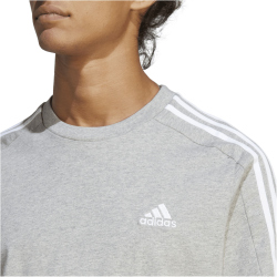 adidas Essentials Freizeitshirt Herren 83F7 - mgreyh/white M