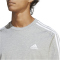 adidas Essentials Freizeitshirt Herren 83F7 - mgreyh/white M