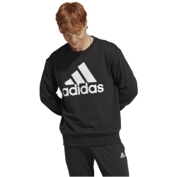 adidas Essentials French Terry Big Logo Sweatshirt Herren 095A - black XL