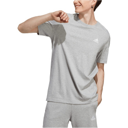 adidas Essentials Single Jersey T-Shirt Herren 83F7 - mgreyh S
