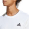 adidas Essentials Single Jersey T-Shirt Herren 001A - white XS