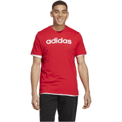 adidas Essentials Single Jersey Linear Embroidered Logo T-Shirt Herren AETG - betsca S