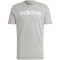 adidas Essentials Single Jersey Linear Embroidered Logo T-Shirt Herren 83F7 - mgreyh M