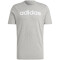 adidas Essentials Single Jersey Linear Embroidered Logo T-Shirt Herren 83F7 - mgreyh M