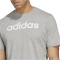 adidas Essentials Single Jersey Linear Embroidered Logo T-Shirt Herren 83F7 - mgreyh M