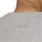 adidas Essentials Single Jersey Linear Embroidered Logo T-Shirt Herren 83F7 - mgreyh M