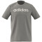 adidas Essentials Single Jersey Linear Embroidered Logo T-Shirt Herren 83F7 - mgreyh M