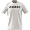 adidas Essentials Single Jersey Linear Embroidered Logo T-Shirt Herren 001A - white/black M