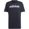 adidas Essentials Single Jersey Linear Embroidered Logo T-Shirt Herren AA35 - legink/white XXL