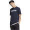 adidas Essentials Single Jersey Linear Embroidered Logo T-Shirt Herren AA35 - legink/white XXL
