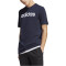 adidas Essentials Single Jersey Linear Embroidered Logo T-Shirt Herren AA35 - legink/white XXL