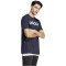 adidas Essentials Single Jersey Linear Embroidered Logo T-Shirt Herren AA35 - legink/white XXL