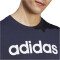 adidas Essentials Single Jersey Linear Embroidered Logo T-Shirt Herren AA35 - legink/white XXL