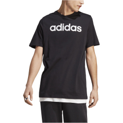 adidas Essentials Single Jersey Linear Embroidered Logo...