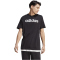 adidas Essentials Single Jersey Linear Embroidered Logo T-Shirt Herren IC9274 - black XS