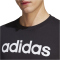 adidas Essentials Single Jersey Linear Embroidered Logo T-Shirt Herren IC9274 - black XS
