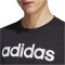adidas Essentials Single Jersey Linear Embroidered Logo T-Shirt Herren 095A - black XXL