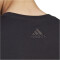 adidas Essentials Single Jersey Linear Embroidered Logo T-Shirt Herren 095A - black XXL