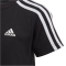 adidas Essentials 3-Streifen T-Shirt Kinder 095A - black/white 104