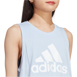 adidas Essentials Big Logo Tanktop Damen AEST - bludaw/white XS